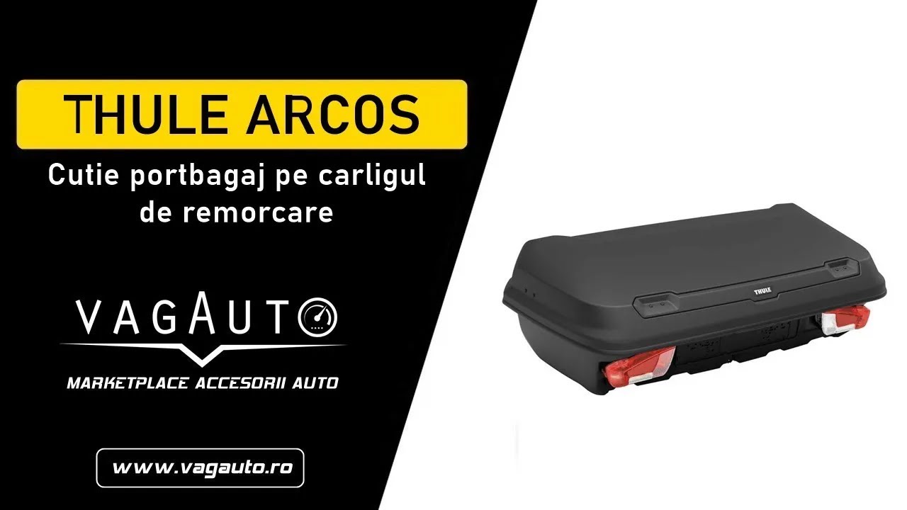Cutie portbagaj pe carligul de remorcare Thule Arcos - tutorial montaj | VagAuto.ro