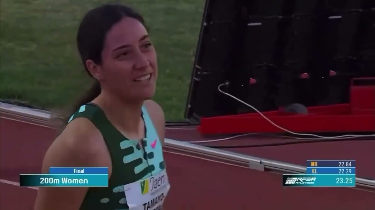 La velocista leonesa Cecilia Tamayo obtuvo medalla de oro   en los 200 metros planos en españa