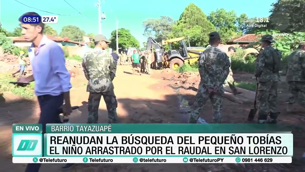 Reanudan la búsqueda del pequeño Tobias