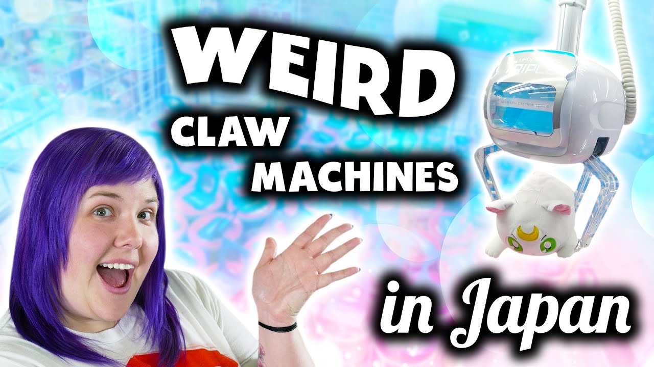 Weird claw machines at Round 1 in Japan!