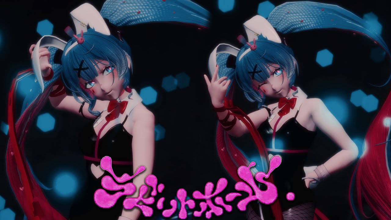 〖MMD〗•DECO27(feat. Hatsune Miku)• -『Rabbit Hole』•(4K 60fps)