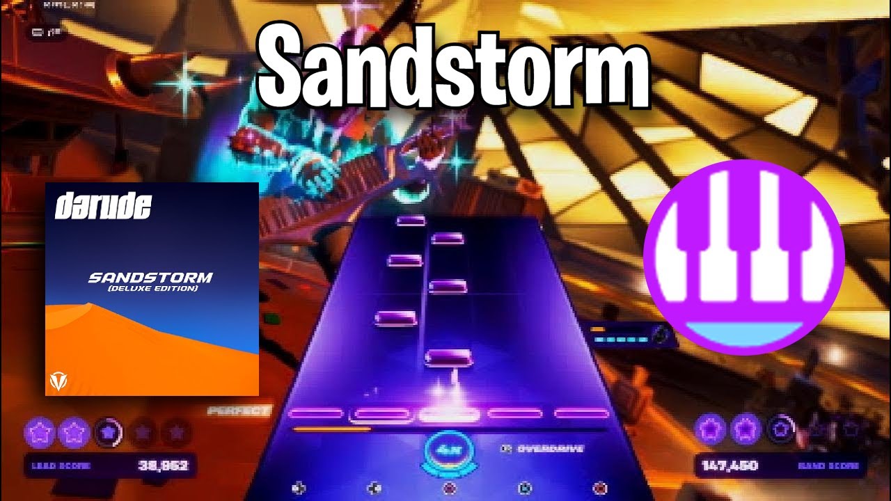 Fortnite Festival - &ldquo;Sandstorm&rdquo; Expert Lead 100% Flawless (203,064)