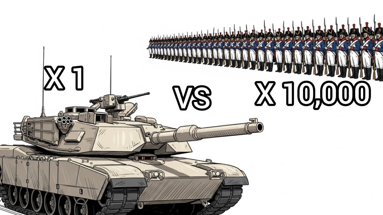 &iquest;Y si un Tanque Moderno se Enfrenta a 10,000 Soldados Napole&oacute;nicos?