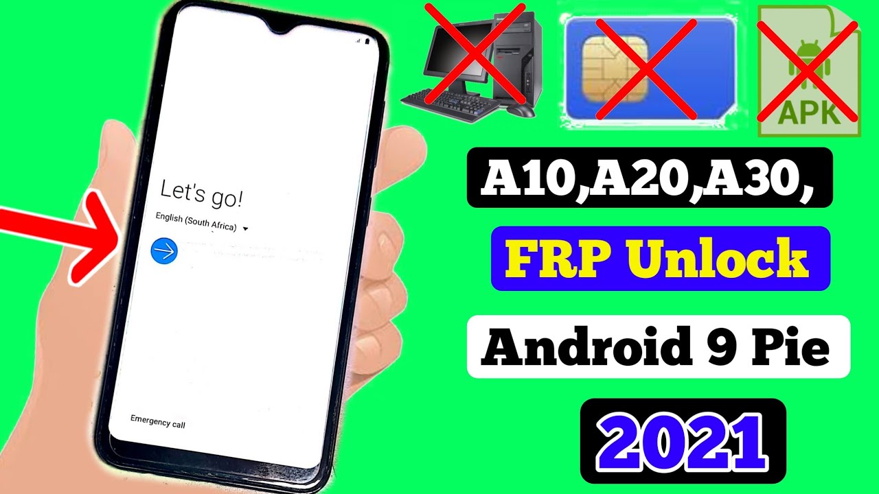 Разблокировка FRP/обход аккаунта Google для Samsung A10, A10s, A20, A20s, A30 на Android 9. Финал...