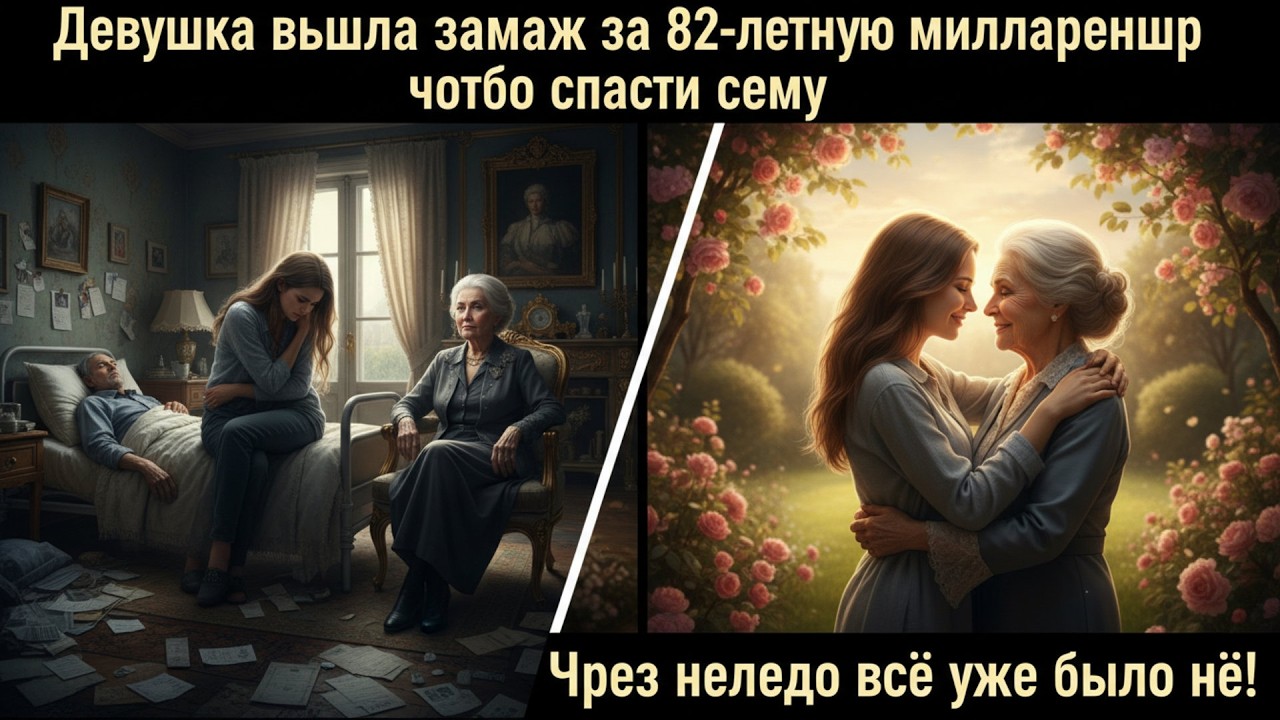 Девушка вышла замуж за 82-летнюю миллиардершу, чтобы спасти семью — Через неделю всё уже было её!