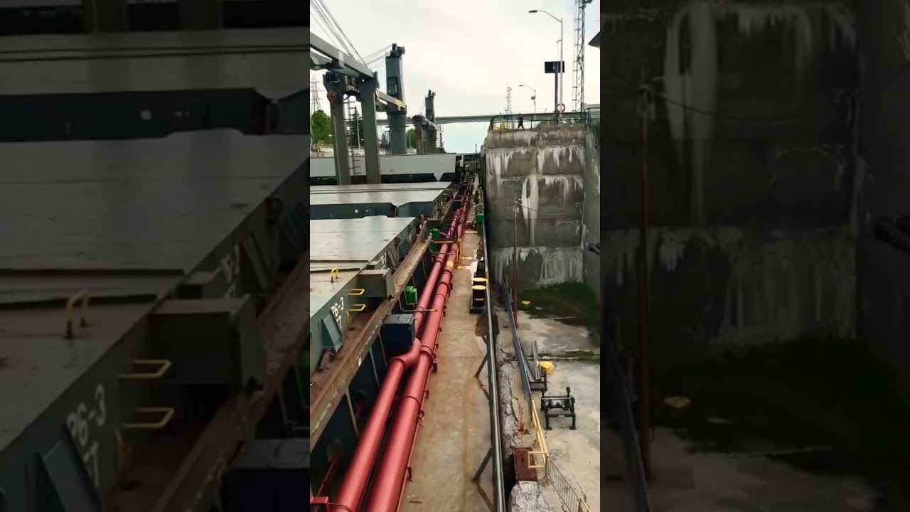Ship Entering to Lock | Great lakes_Canada