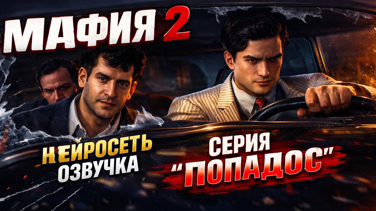 Мафия 2: ПОПАДОС. нейросеть озвучка
