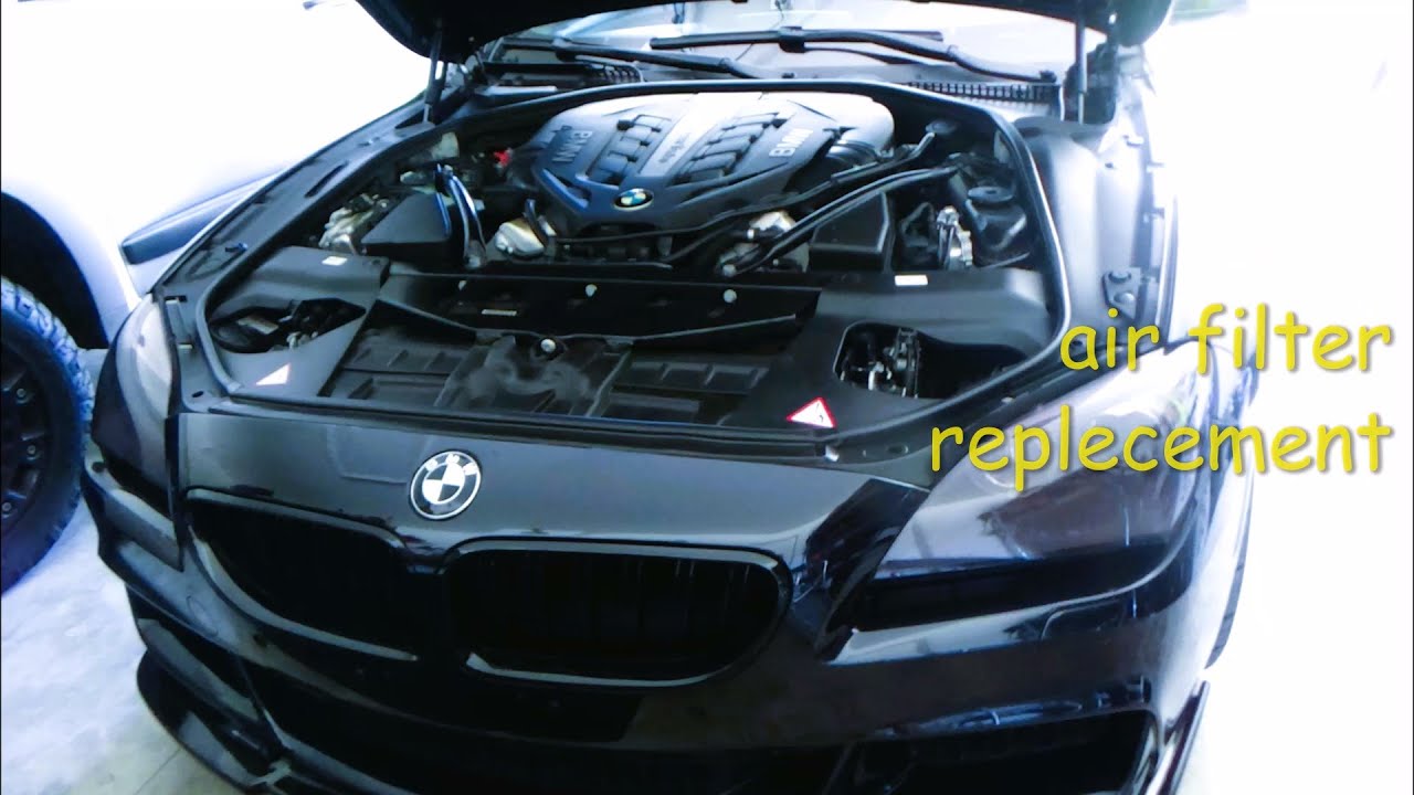 BMW 6 series-air filters replacement