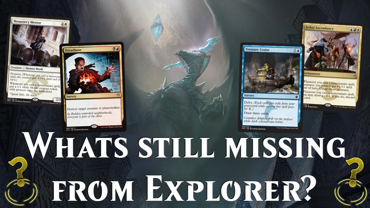 These cards still need adding to Explorer!