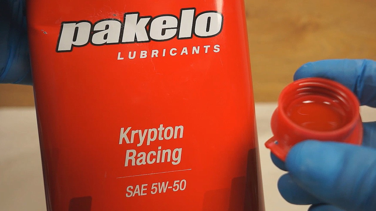 Pakelo Krypton Racing 5W50 Jak wygląda oryginalny olej? What does the original oil look like?