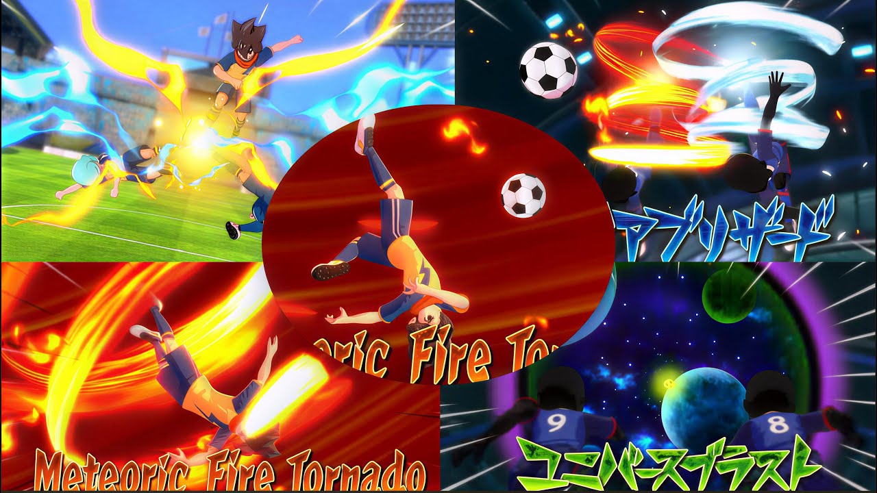 All attack shooting Special Moves/Hissatsu Techniques Inazuma eleven Victory Road - 4K