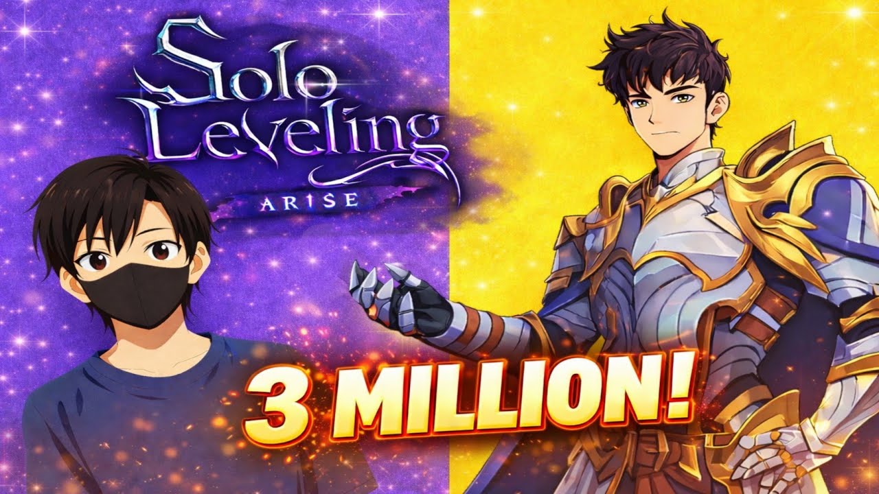 FINALLY WE ARE ON 3 MILLION IN SOLO LEVELING ARISE AND A NEW DARK BREAKER 😁😁