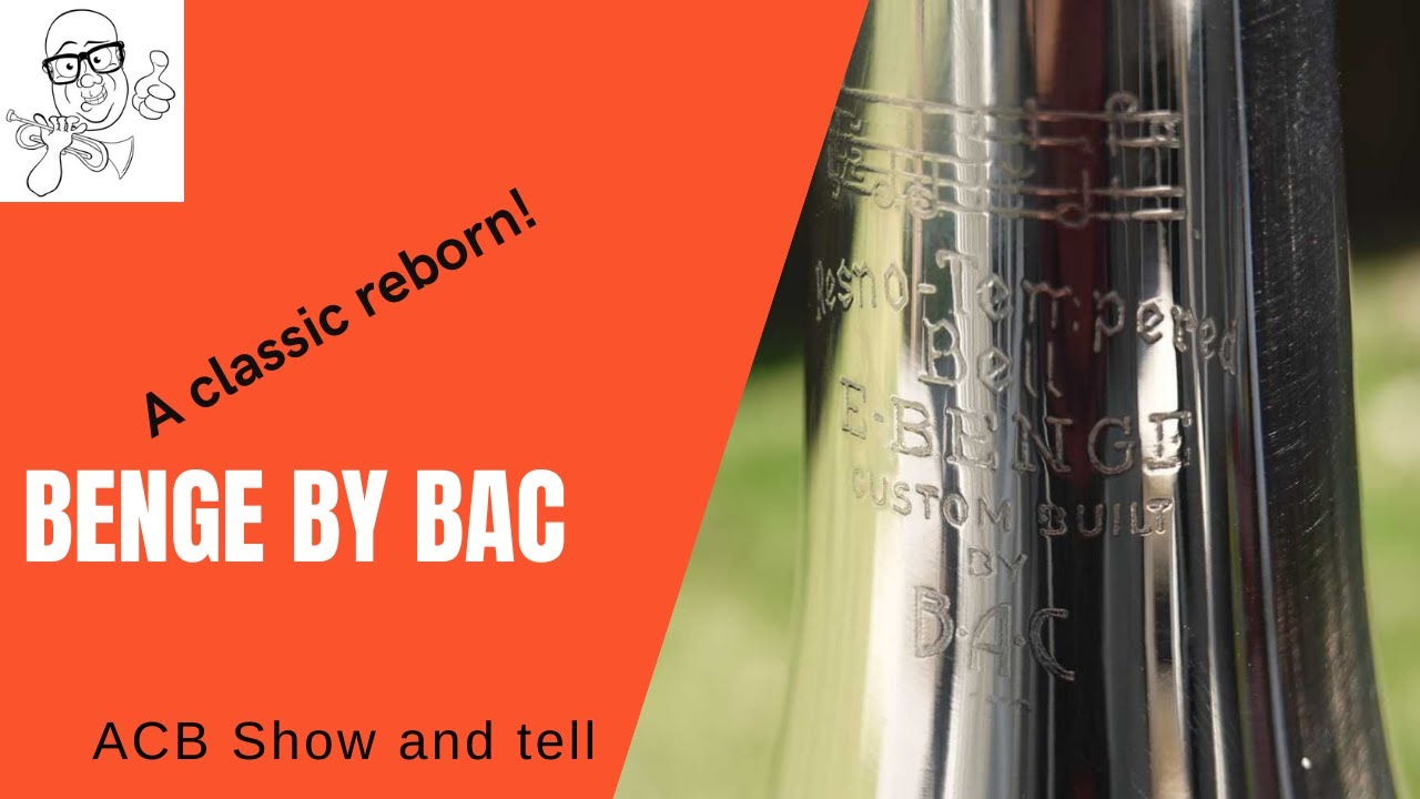 A dream trumpet re-imagined!    Check out this Benge By BAC Trumpet: ACB show and Tell #trumpet