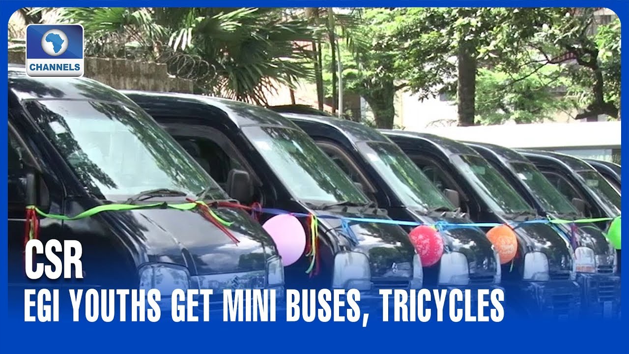 Total E&P Hands Over Tricycles, Mini Buses To Egi Youths