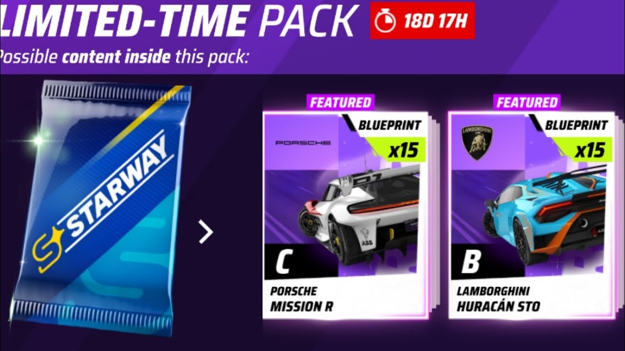 Asphalt Legends 4,000 tokens unlock 3 car S starway ready! you good