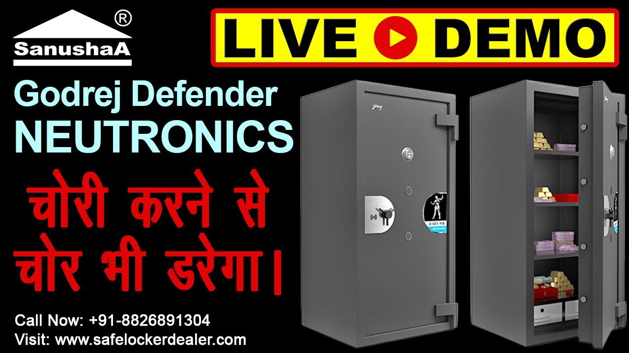 Godrej Defender Prime Safe | Secure,Smart and Intelligent Safe Locker | Godrej Neutronics Tijori