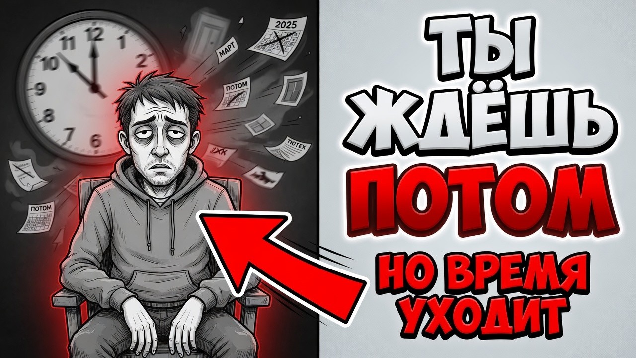 ТЫ ЖДЁШЬ ПОТОМ (И ЭТО ВСЯ ТВОЯ ЖИЗНЬ) | ХРОНОТЕНЬ