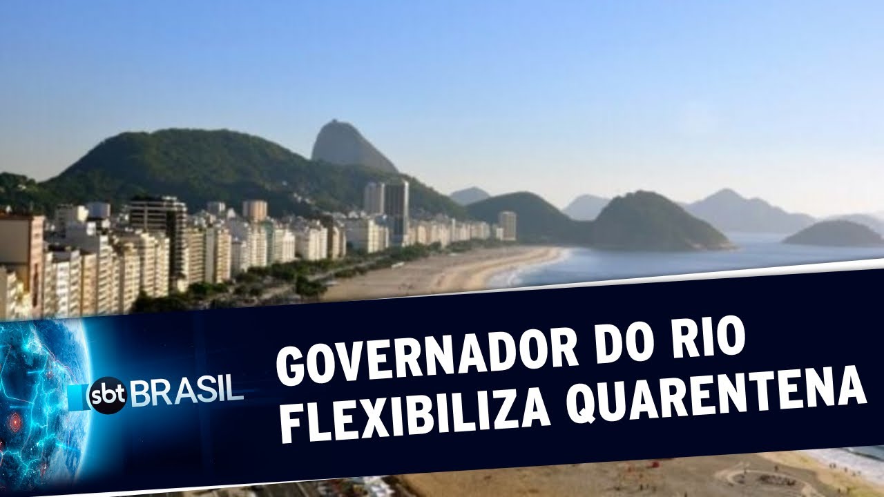 Witzel flexibiliza isolamento e autoriza reabertura de comércios no Rio | SBT Brasil (06/06/20)