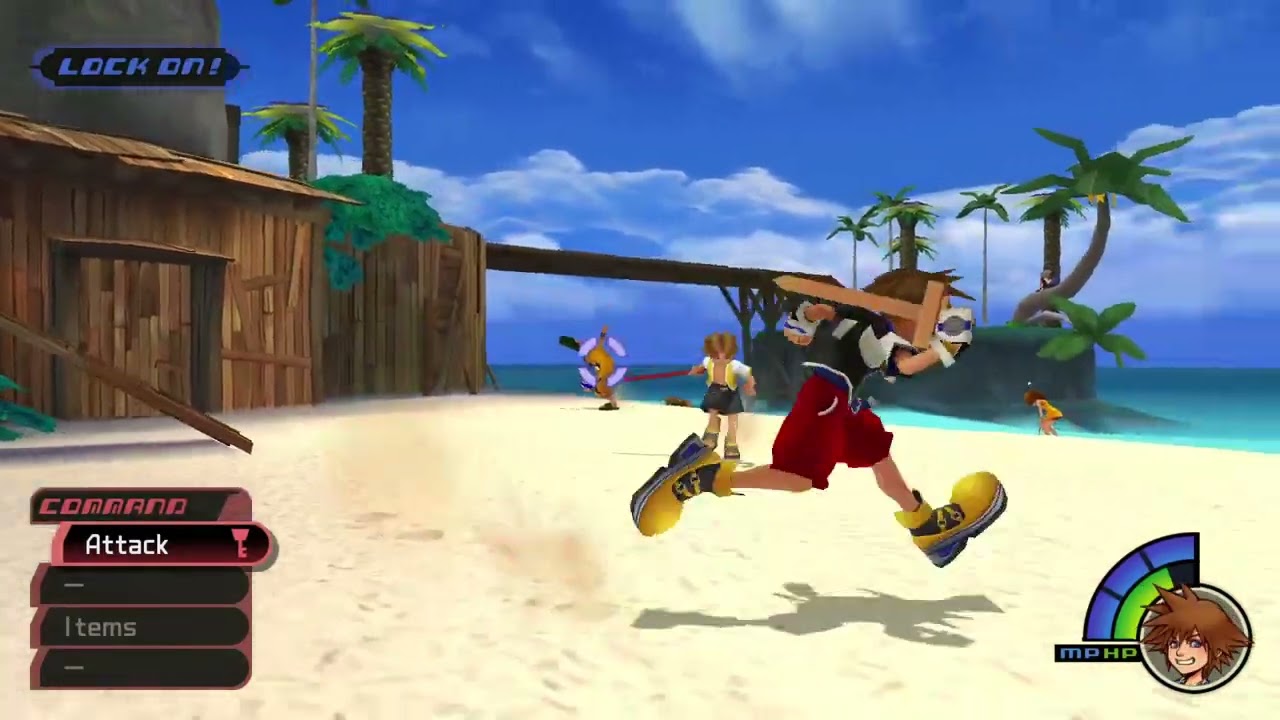 KINGDOM HEARTS  HD 1 5+2 5 ReMIX  Stupid ahh fight