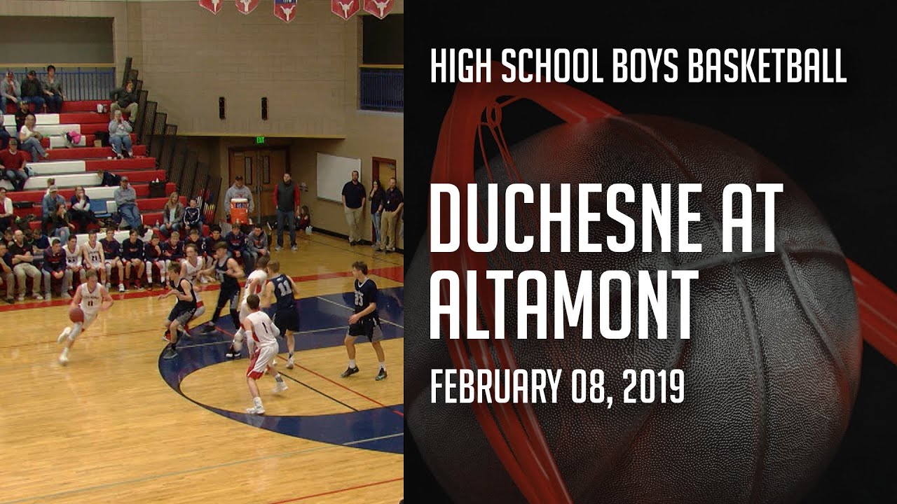 18-19 Boys Basketball - Duchesne at Altamont