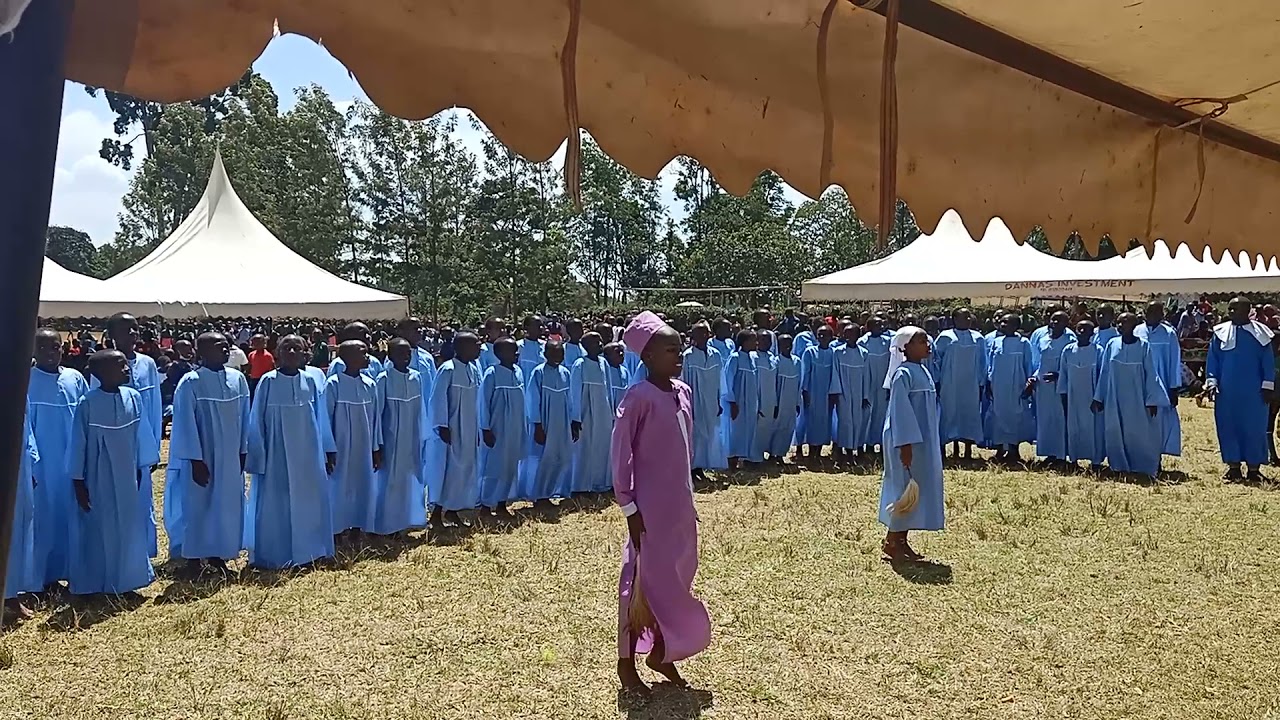 Grade 5 cultural presenting Jerusalem song, #KitaleSchoolPrimary