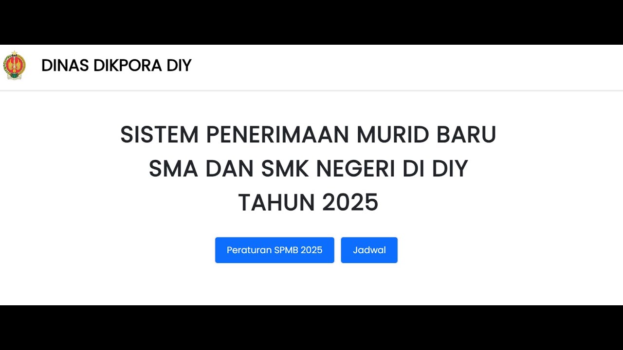 Sosialisasi SPMB SMAN/SMKN DIY Tahun 2025