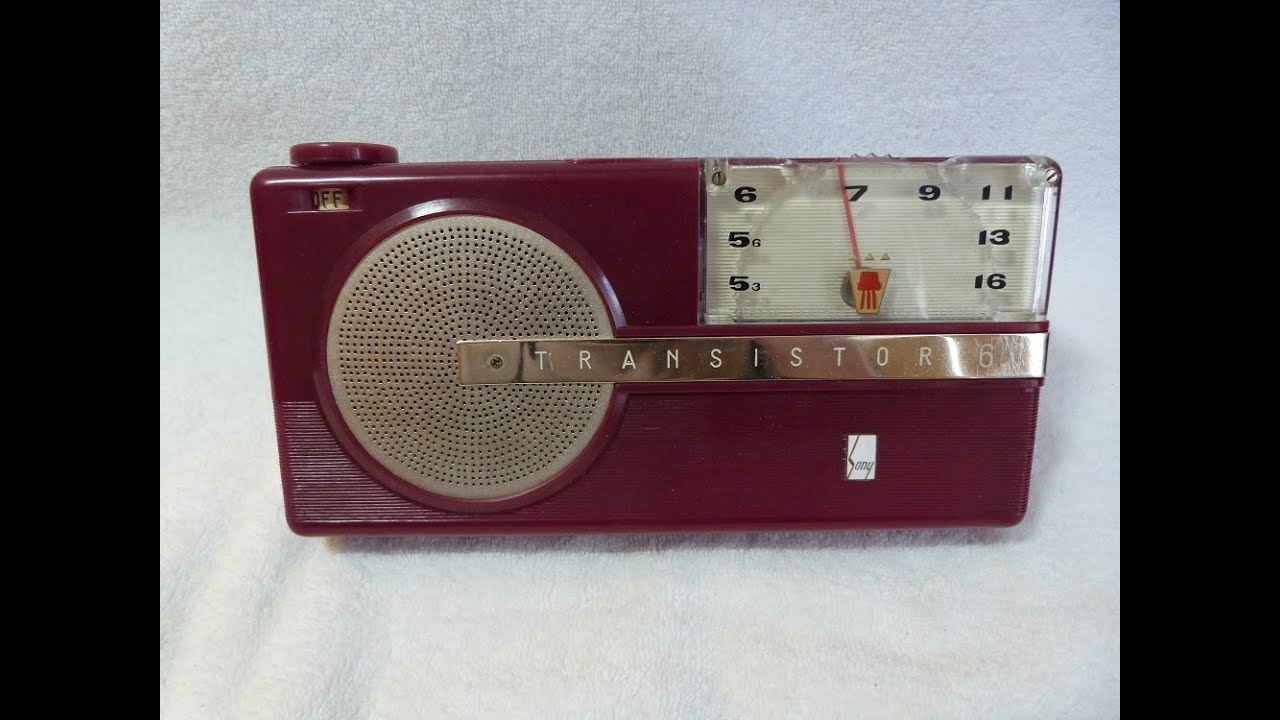 1956 Sony model TR-6 transistor radio (made in Japan)