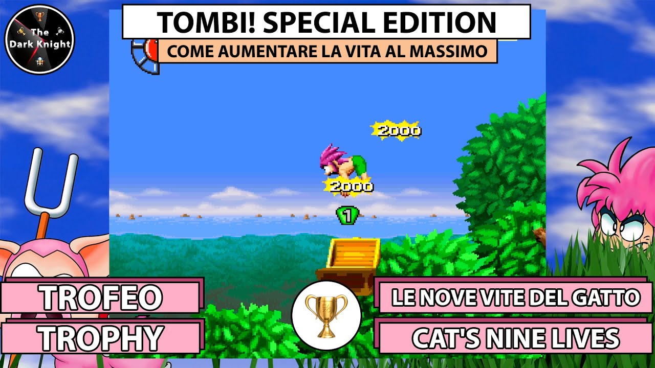 Tombi! Special Edition: Trofeo "Le nove vite del gatto" ("Cat's Nine Lives" Trophy)