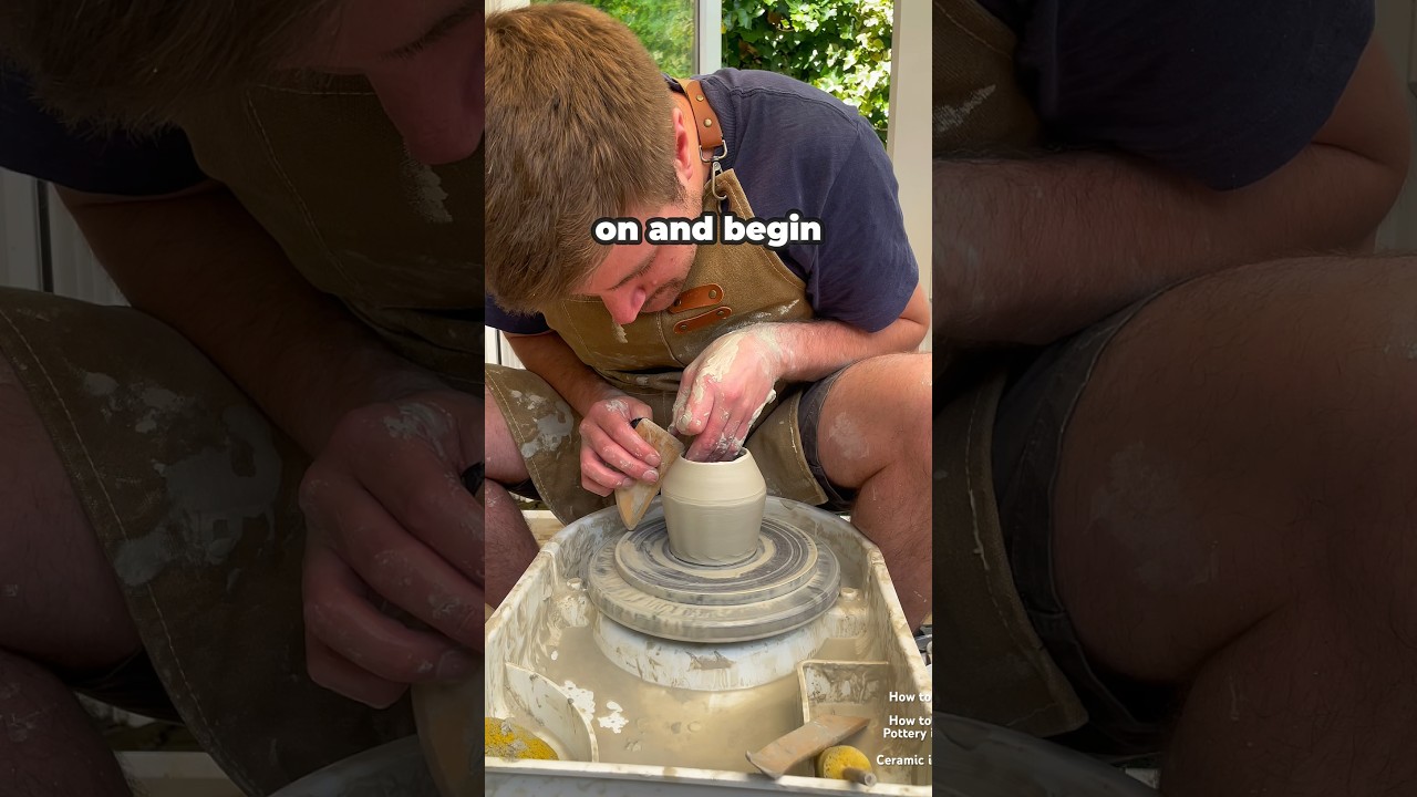 How to set up a home pottery studio! #pottery #ceramiccup #ceramic #potterywheel #craft #clay #art