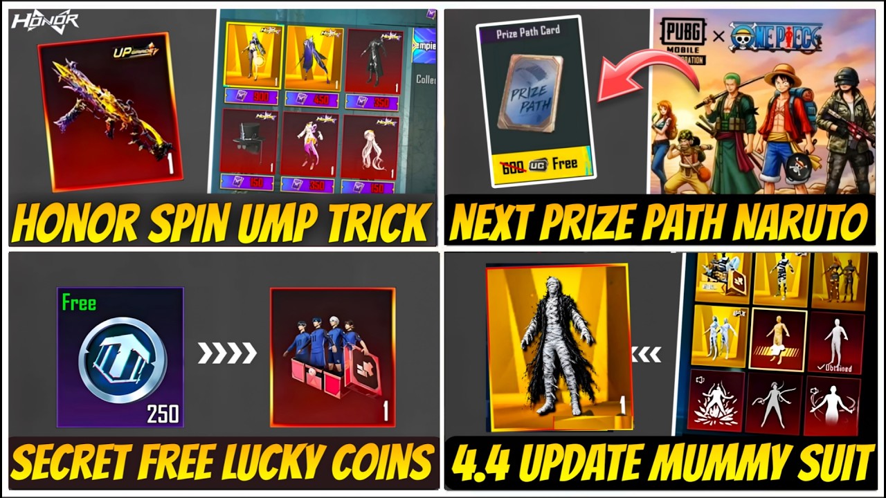 LAST CHANCE 😱 Get 100% UMP45 Upgrade Gun Honor Spin | Next Prize Path | New Mummy Suit Release Date