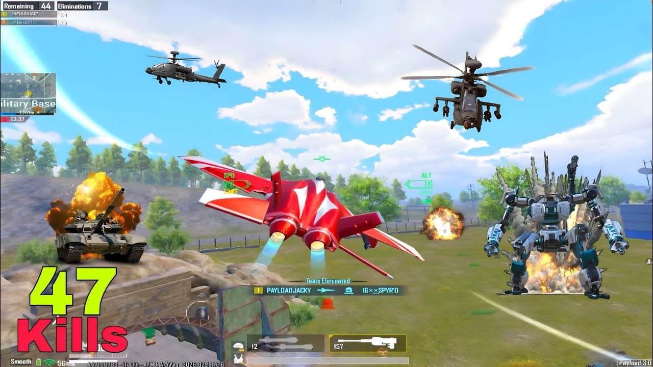 🔥Destroyed The Tank, Robot, Killed Squad With Jet 😱 Payload 3.0 |