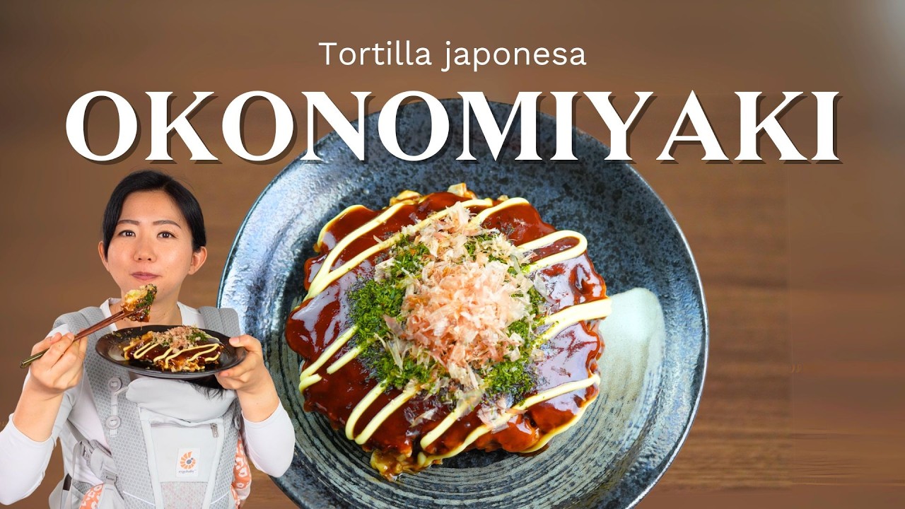 Okonomiyaki Fácil y Rápido (Sin Tenkasu ni Ñame) | Comida Japonesa Reconfortante Perfecta