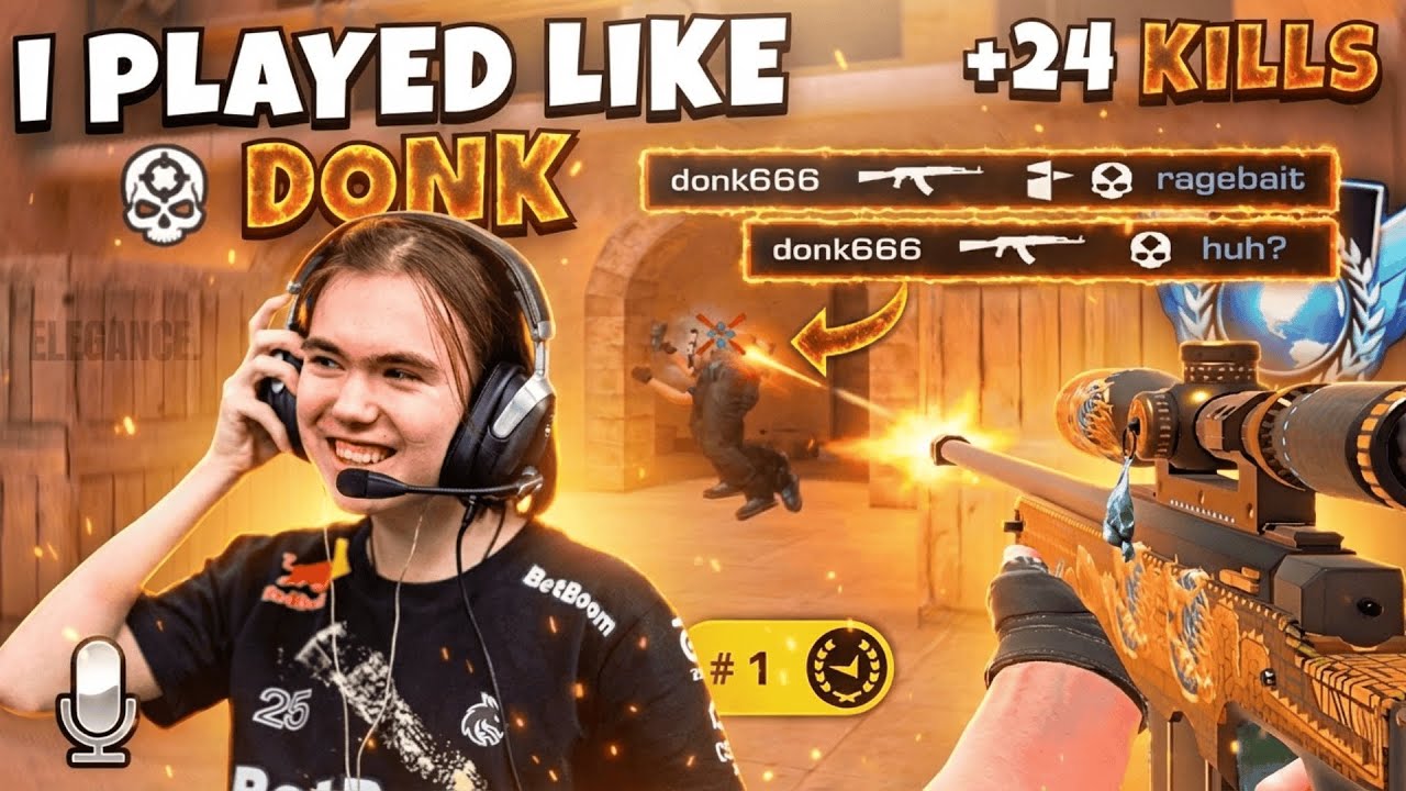 Я Сыграл Как DONK! (Снова) + ГОЛОСОВОЙ ЧАТ (Голос Donk) (+24 Убийства) ⚡🔥| STANDOFF 2 - 0.37.0