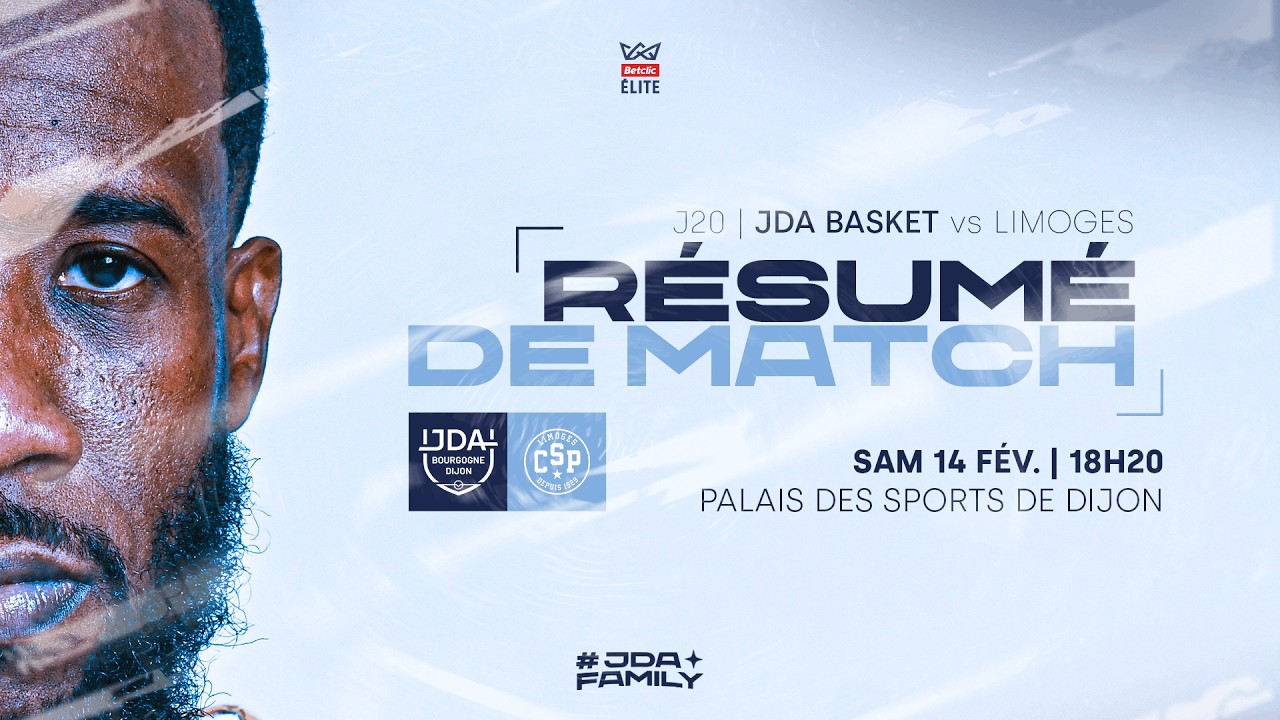 JDA DIJON 86 - 101 CSP LIMOGES - J20 - Betclic ELITE 25/26