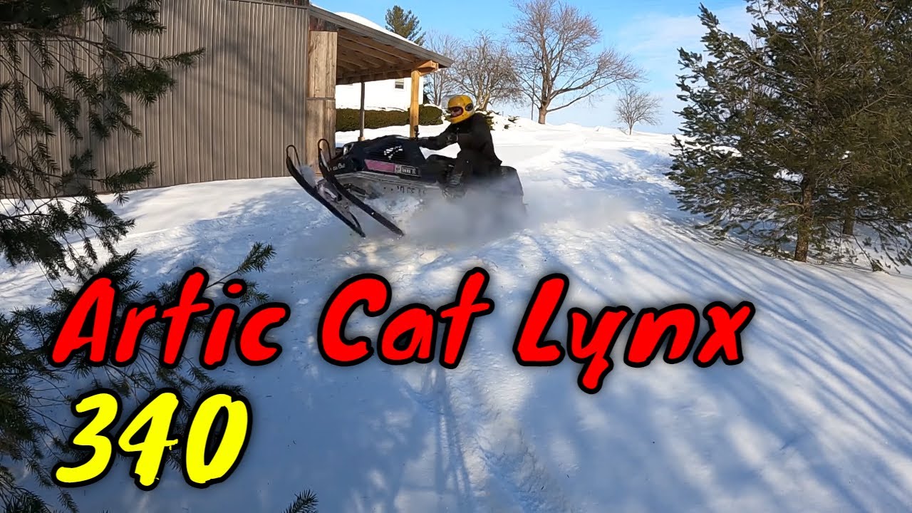 Ripping Around on a Vintage Arctic Cat Lynx II 340
