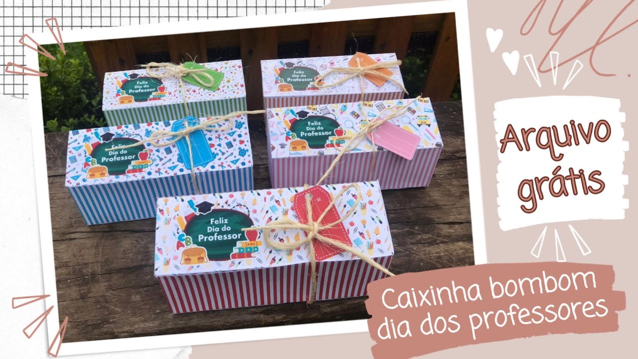 CAIXINHA BOMBOM - DIA DOS PROFESSORES - YOU MIMOS | DIY PASSO A PASSO
