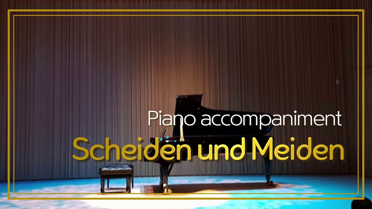 Scheiden und Meiden (G.Mahler) in G / Piano accompaniment