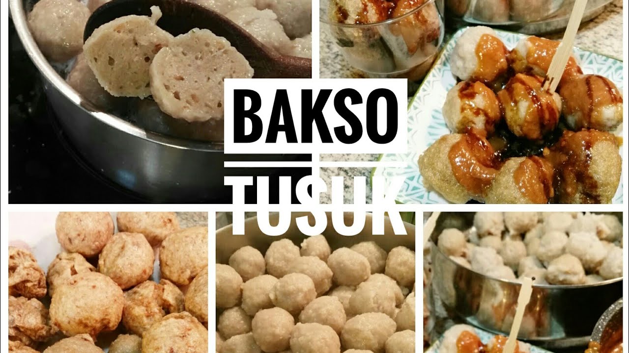 Resep Bakso Tusuk ala Bu Sainah Mrican Yogya .. perpaduan rasa antara bakso,cilok en siomay😋