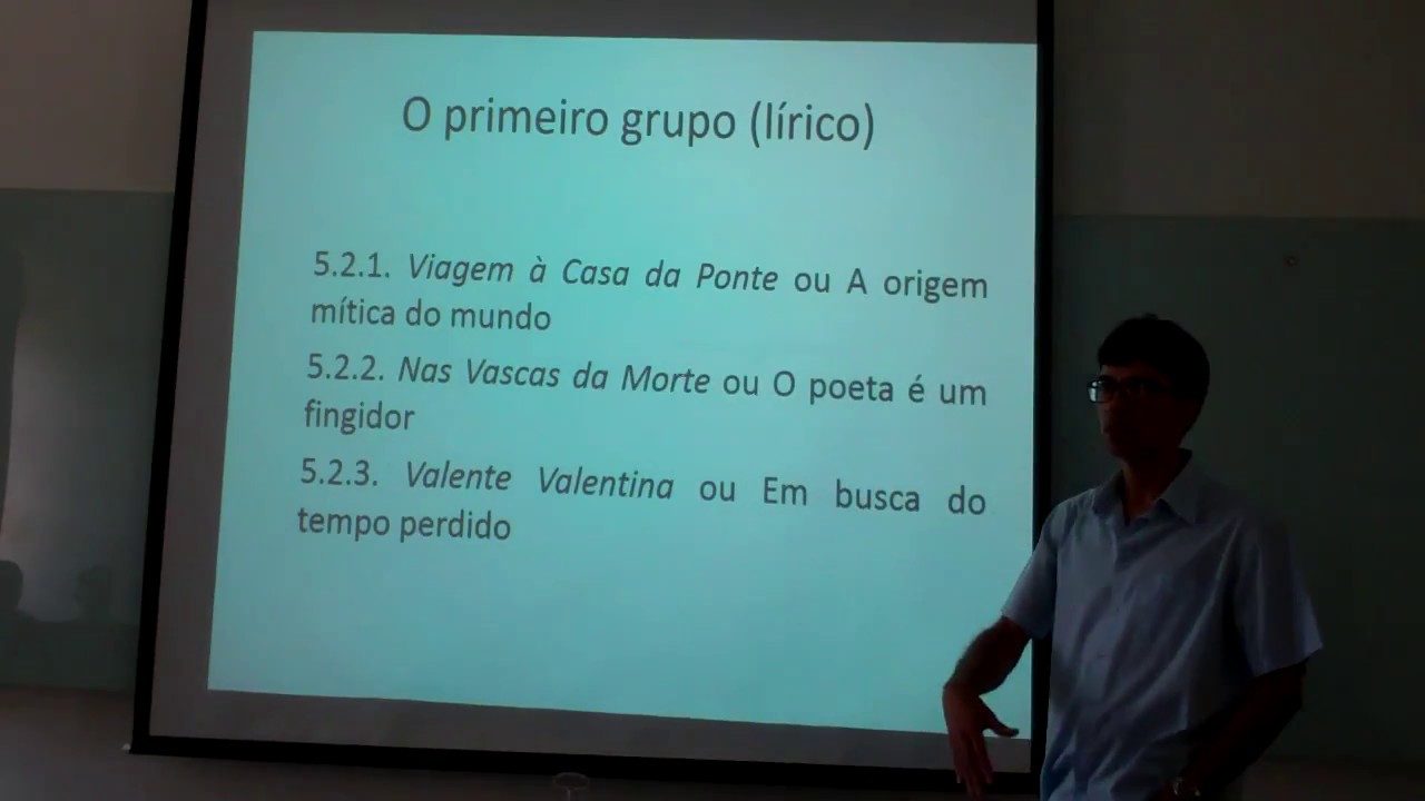 O Romance Dram&aacute;tico de Autran Dourado - Parte II - Aula do prof. Dr. Robson Andr&eacute; da Silva  (UCB)