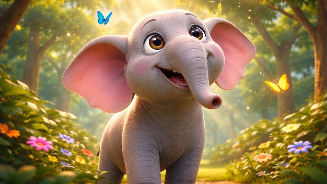 El Elefante Volador 🐘🪽 | Canción Infantil Divertida | Música para Niños | Animación
