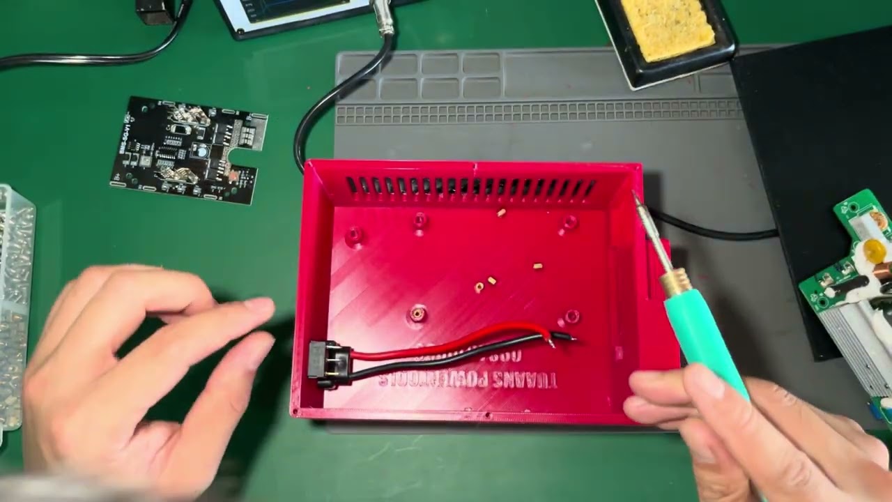[DIY Trạm Hàn] Phần 2 làm box nguồn AC -DC hoàn thiện phần còn lại của trạm hàn tự chế dùng mũi C470