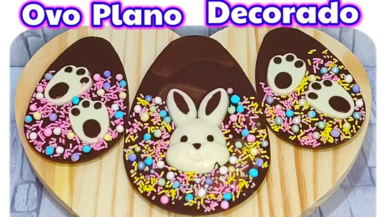 OLHA TENDÊNCIA AÍ!! OVO PLANO DECORADO 🐰🐰 PÁSCOA 2022 🐰🐰