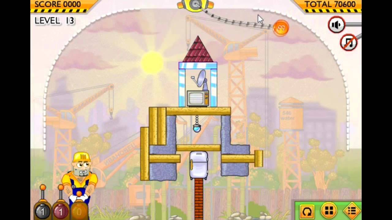 CoolMath Games -  Building Demolisher 3 star Complete Walkthrough