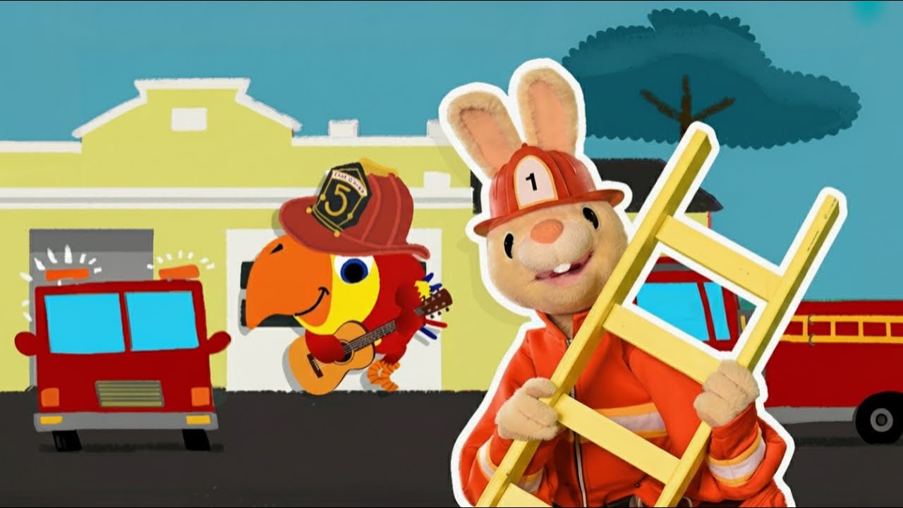 Larry the Parrot & Harry the Bunny | Firefighter | Orchestra Conductor | Scientist | Fun Learning