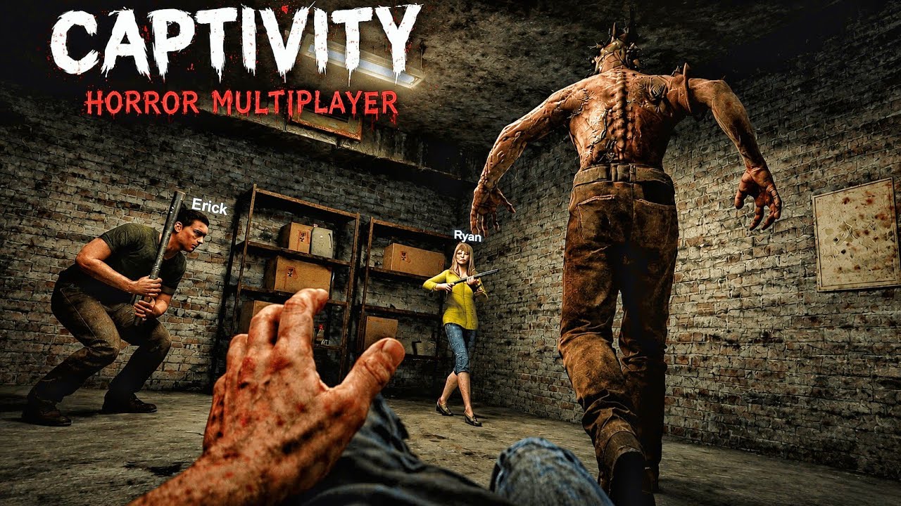 Captivity Horror Multiplayer Game 😱| Escaped the Mantal Hospital | Full Gameplay (Android, iOS)
