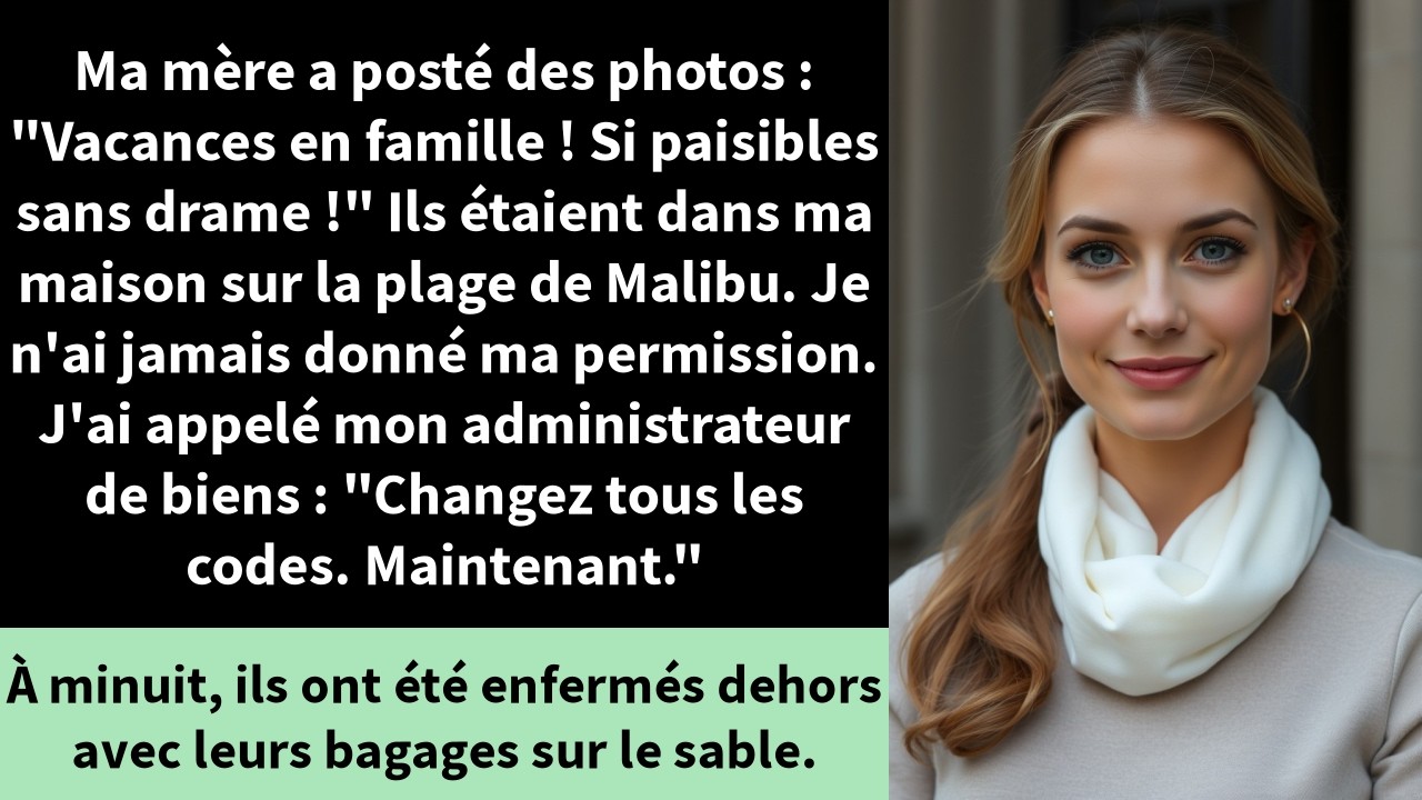 Ma mère a posté des photos : 