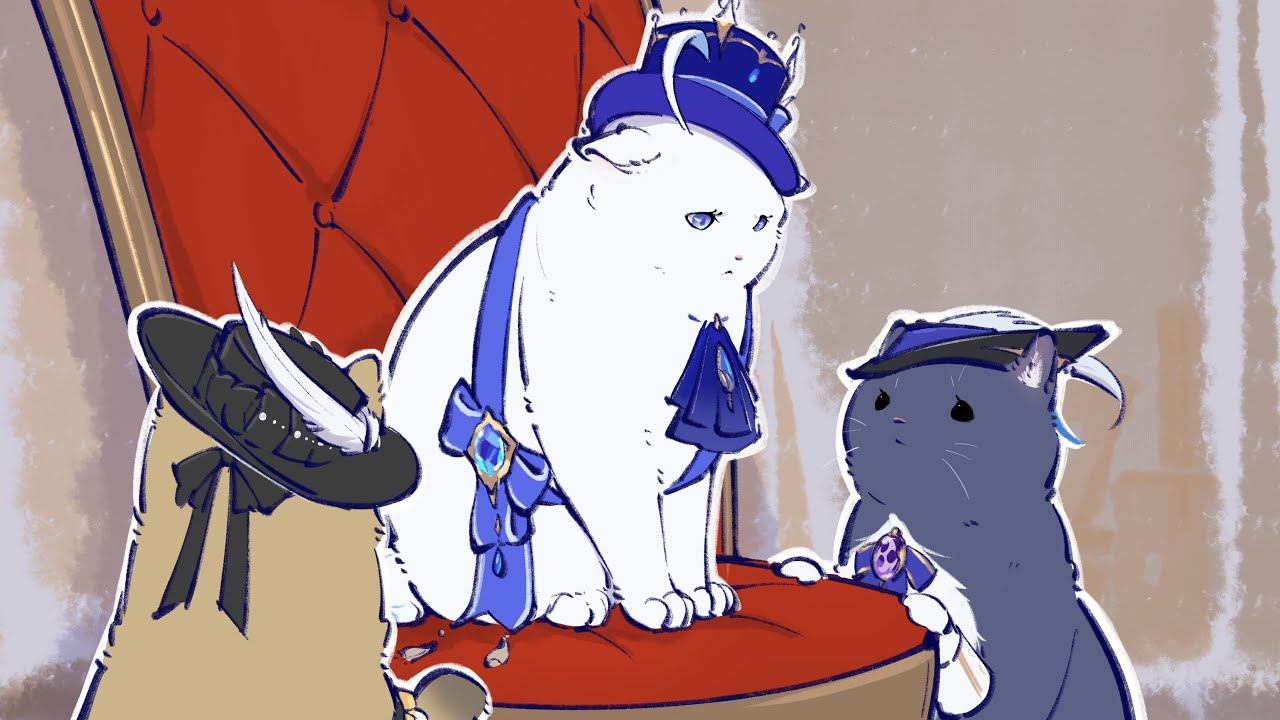 【Clorinde-Navia-Furina】 Cats friends!