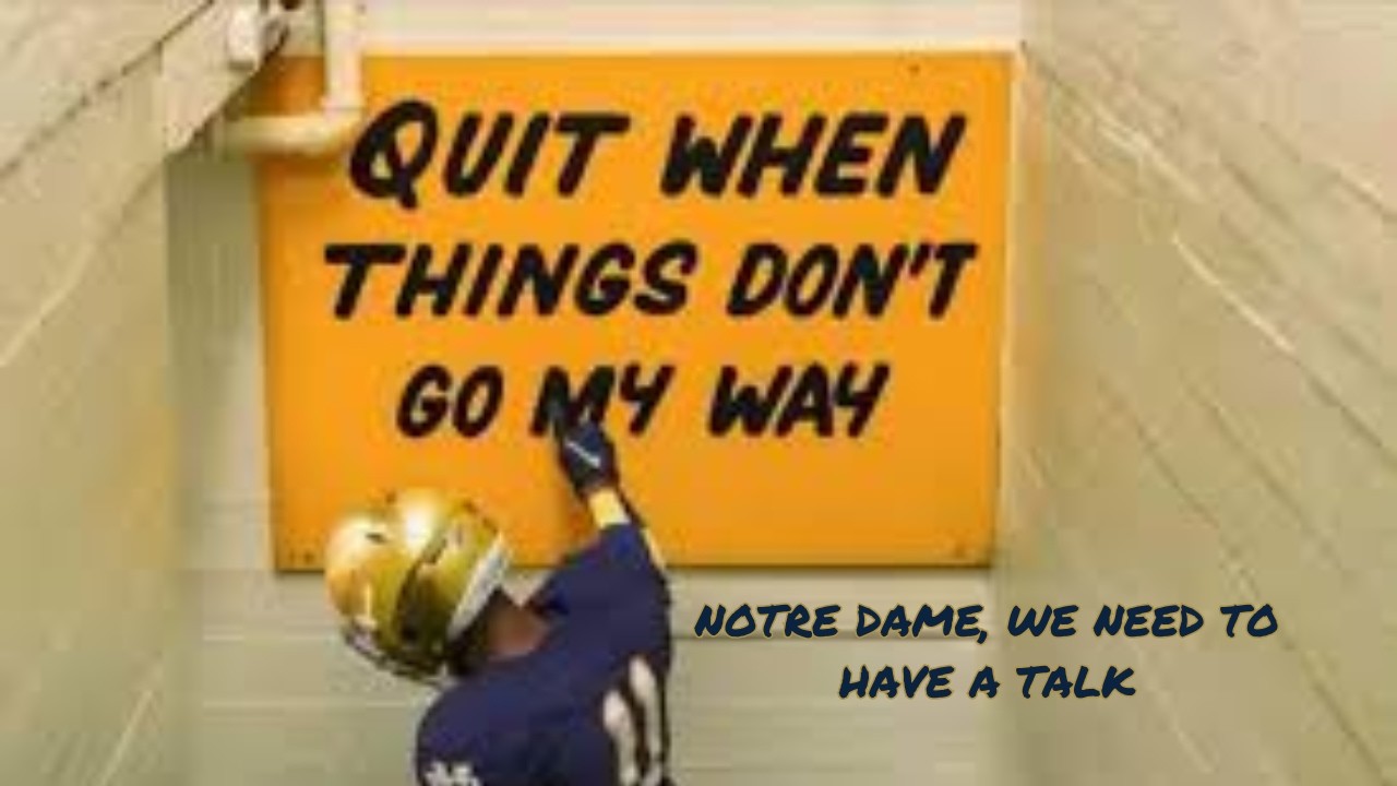 It's Time to Talk about Notre Dame Football