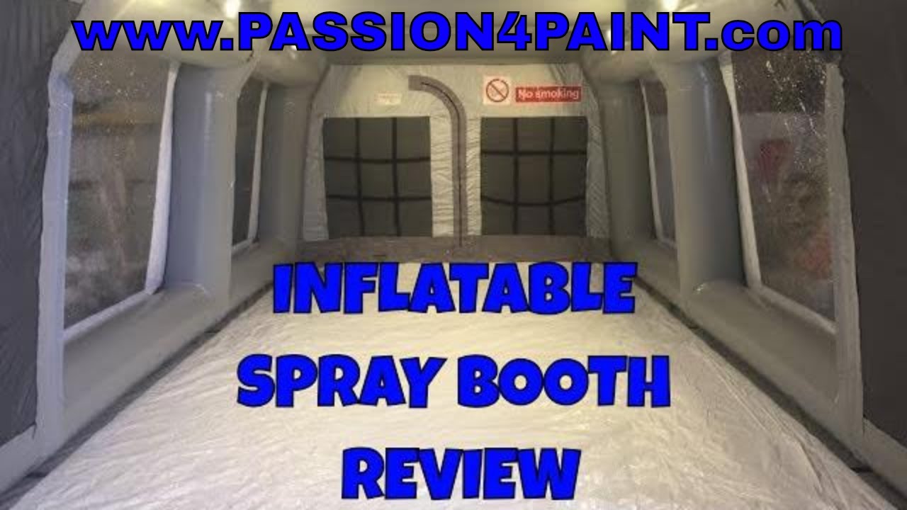 The All New MK2 Carcoon Welded Workstation - inflatable Spraybooth Review / Walkthrough and Demo