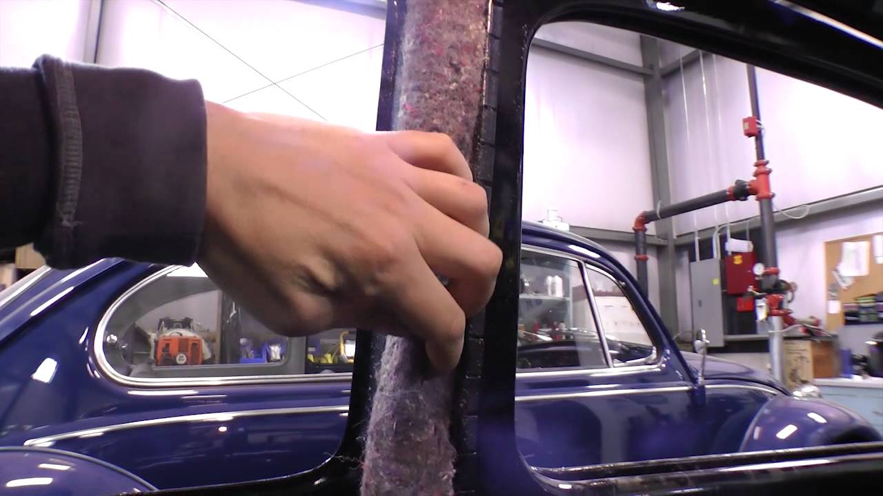 Classic VW Bugs How to Pad Insulate Door Post for Beetle Headliner